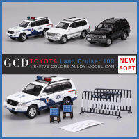 [ตลก NaiNaiKei]GCD 1:64โตโยต้า LC100 D Iecast ล้อแม็กรุ่นรถของขวัญคอลเลกชันแสดงเครื่องประดับ