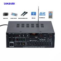 Sunbuck karaoke Sound amplifier 2.1 Channel 200Wx2 High Power FM USB MP3 10 Segment Audio equalizer Car Bluetooth amplifier