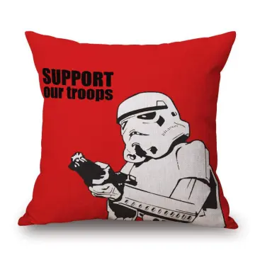 45CM Cartoon Disney Star Wars Pillow Cases Kids Bedroom Darth Vader  Stormtrooper Pillowcase Home Decor Sofa