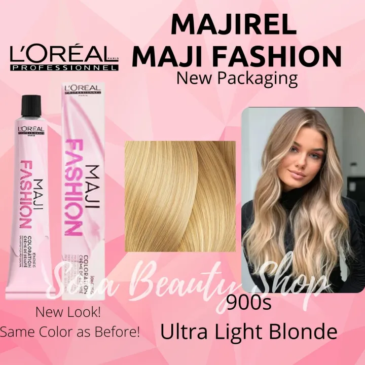 AUTHENTIC Loreal Majirel Hair Color Dye 50ml 900s Ultra Light Blonde  Majifashion | Lazada PH