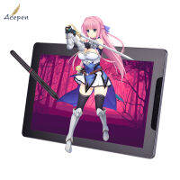 Acepen AP1303 13.3 Inch Drawing Tablet Graphic Monitor with 1920 * 1080 HD IPS Screen Type-C/HD Interface Aluminum Body with Battery-Free Pen 8192 Level Pressure Sensitivity 6 Shortcut Keys Multi-Function Pen Holder Compatible