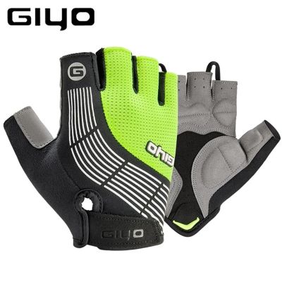 hotx【DT】 GIYO Fingers Half Gel Cycling Gloves MTB Road Riding Racing Men