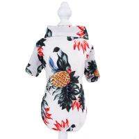 New Summer Pet Printed Clothes For Dogs Floral Beach Shirt Jackets Dog Coat Puppy Costume Cat Spring Clothing Pets Outfits