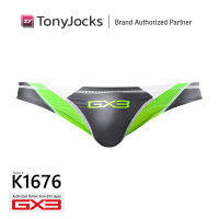 กางเกงในชาย GX3 Underwear Splash Gloss Neon Color Panel Bikini - Black/Green By TonyJocks กางเกงชั้นในชาย บิกินี่ สีดำ สีเขียว สีเขียวสะท้อนแสง เลียนแบบทรงกางเกงว่ายน้ำ กางเกงใน กางเกงในผช กกน กกนผช กางเกงชั้นในผช เซ็กซี่ Japan Style ญี่ปุ่น K1676