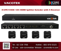 VACOTEK H-SPE1450E 1X4 HDMI Splitter Exteder with 4 Receiver 50m