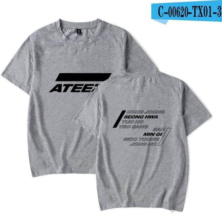 แขนพิมพ์alimoo-ateez-team-boy-amp-girl-เสื้อยืดผ้าฝ้ายแขนสั้น-plus-size-xxs-4xl-370a