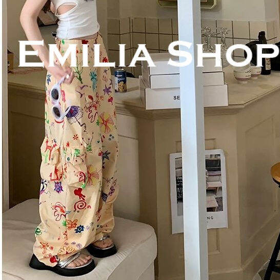 ส่งของ-emilia-shop-กางเกงขายาว-กางเกงเอวสูง-ผู้หญิงสไตล์เกาหลี-เสื้อผ้าแฟชั่นผู้หญิง-ความรู้สึกของการออกแบบ-2023-ใหม่-a23l0fn-0510