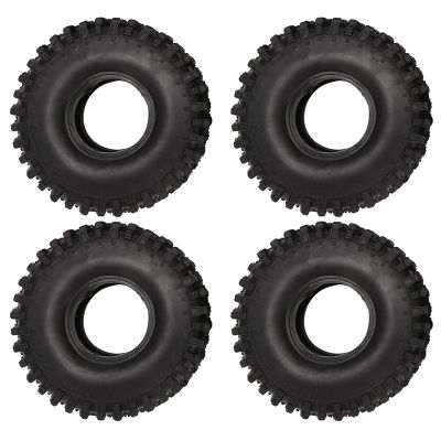 4PCS 120MM 1.9 Rubber Rocks Tyres Wheel Tires for 1/10 RC Rock Crawler Axial SCX10 90046 AXI03007 Traxxas TRX4 D90 TF2
