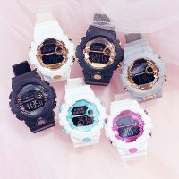 Silicone women Sports Watches Outdoor Sport Waterproof LED Kids Watch Military Multifunction Boy Girl Wristwatch Montre Femme