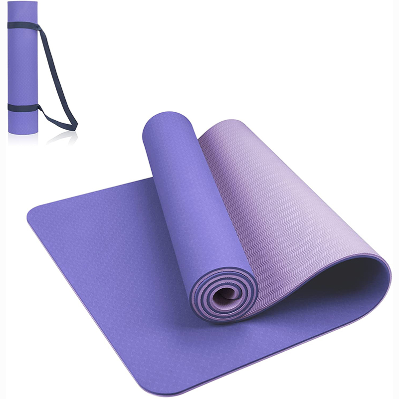 Yoga Mat For Pilates Yoga Gym Exercise Carry Strap Thick Large Comfortable SPM 