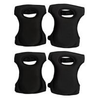 4X Gardening Knee Pads, Knee Pads for Gardening Cleaning, Adjustable Straps Knee Pads for Scrubbing Floors Work,Black