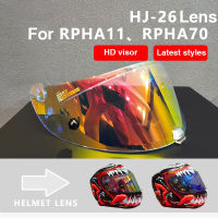 ใหม่ Moto Casco HJ-26หมวกกันน็อค VISOR สำหรับ HJ-26 RPHA-11และ RPHA-70 Revo Night Vision สากลยูวีป้องกันแสงสะท้อนเลนส์รถมอเตอร์ไซด์ VISOR