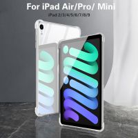 เคสเคสซิลิโคนแบบบางโปร่งใส iPad Air 4 Air 2 Pro 10.5 Mini 6 5 4 2021