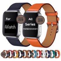 New gadget  สีเยอะมาก สายหนัง iWatch ใส่ได้ทั้ง 7 series 7/6/SE/5/4/3/2/1 มีทั้งขนาด 38/40/41mm &amp; 42/44/45mm ส่งฟรี