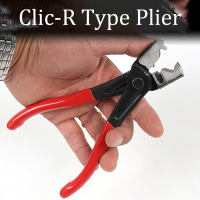 เครื่องมือรถ Clicclic-R ประเภทท่อท่อแบนวงแหวนหนีบคีมซ่อมยานพาหนะปลอกรถท่อหนีบซ่อมบ้านเครื่องมือช่าง