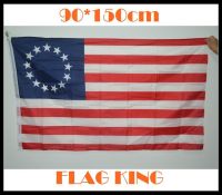 }qi พร้อมส่ง 90*150cm 3*5ft เบ็คกี้ · โรส ธง Betsy Ross Flag ธงชาติสหรัฐอเมริกา