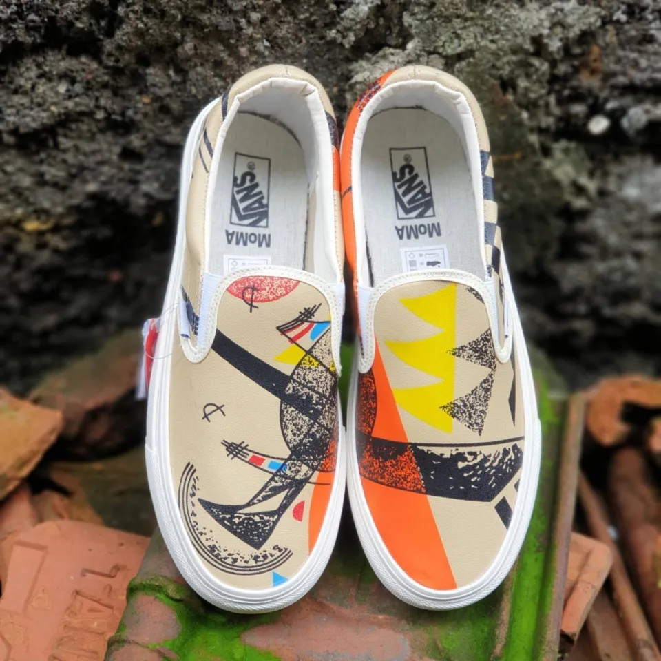 Vans slip on discount kaki