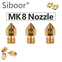 MK8 Nozzle 0.3mm 0.4mm 0.5mm 0.6mm 0.8mm 1.0mm M6 Threaded Brass Nozzle for CR10 CR10S Ender3 3D Printer Extruder Print Head