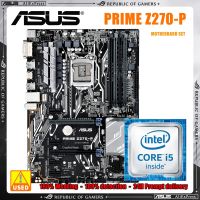 ASUS Z270-P สำคัญกับ M.2 I5 6500ดั้งเดิม NVME 7th ชุดวงจรหลักซ็อกเก็ต LGA151 DDR4 Z270 I7เมนบอร์ดเดสก์ท็อป I3 I5