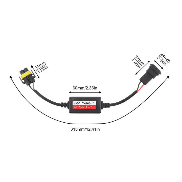 h11-h8-h9ไฟหน้า-led-canbus-decoder-canceller-ไม่มีข้อผิดพลาดตัวต้านทานข้อผิดพลาดในการเตือนป้องกันการสั่นไหว-canceller