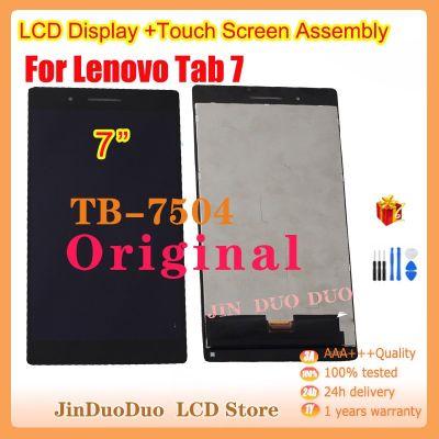 7.0 "ต้นฉบับสำหรับแท็บ Lenovo 7 TB-7504F TB-7504N TB-7504X จอแสดงผล LCD แบบสัมผัสหน้าจอตัวแปลงดิจิทัลสำหรับ Lenovo การเปลี่ยน Lenovo TB-7504