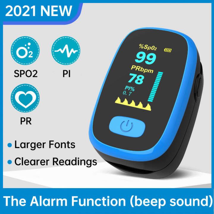 YOUWEMED NEW Alarm Function Finger Pulse Oximeter OLED SpO2 PR PI Blood Oxygen Pulse Rate