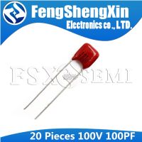 【YF】✣┋✿  20PCS CBB 100V101J 100V 100PF 100P 63V101J Pitch 5MM  Polypropylene film capacitor