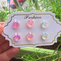 CENPAI Zircon แฟชั่น3D สีมาการองทำเล็บมีเสน่ห์เครื่องประดับเล็บคริสตัลเครื่องประดับเล็บตารางตกแต่งเล็บตกแต่งเล็บมุกแบบทำมือ