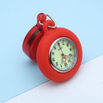 FAKE ซิลิโคนทำจากซิลิโคน นาฬิกาพ็อกเก็ต ที่แขวนแขวน นาฬิกา FOB ที่ส่องสว่างส่องสว่าง นาฬิกาควอตซ์ หมอนสำหรับ