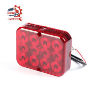 AOHEWEI 1 PC Waterproof Trailer Fog Light for Truck Boat Caravan Driving Tail Rear Lamps Safety Warning Lantern 12 LED Chips