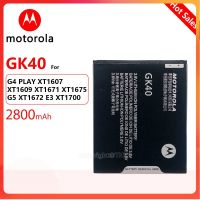 ใหม่ Motorola GK40 2800Mah แบตเตอรี่ G4Play สำหรับ Motorola Moto G4 Play E4 XT1766 XT1607 XT1609 XT1600 MOT1609BAT SNN5976A