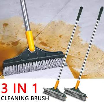 1pc V-shaped Crevice Brush, Bathroom Long Handle Brush, Floor