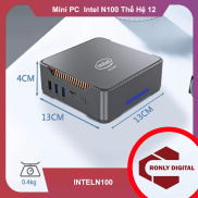 Minipc, 12 generation Intel mini PC N100 chip N100 NUC 8G - 16G RAM 256G