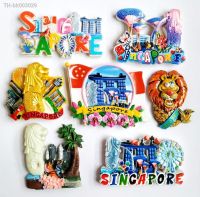 ㍿☞✣ High Quality Flag Of Singapore Merlion 3D Fridge Magnet World Tourism Souvenirs Refrigerator Magnetic Stickers Home Decortion