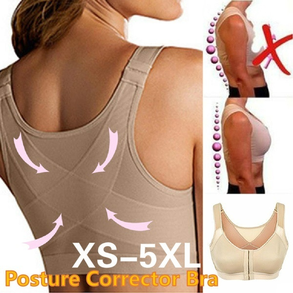 xs-5xlผู้หญิงอุปกรณ์พยุงหลังชุดชั้นในไร้สายกลับสนับสนุนชั้นในและบราโยคะการสูญเสียน้ำหนักชุดกระชับสัดส่วนออกกำลังกายหนึ่งตัวถังผู้หญิง