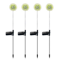 Solar Led Simulation Dandelion Landscaping Decoration Lamp IP65 Outdoor Garden Flower Lights Yard Landscape Ground Plug Light