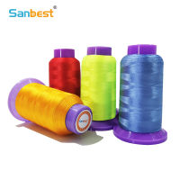 Sanbest 75D2 Polyester Embroidery Thread 4000 Meters Super Sheen For Brother Singer Janome Babylock Machine Filament Threads