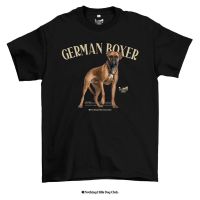 เสื้อยืดลาย GERMAN BOXER ( เยอรมันบ็อกเซอร์ ) Classic Cotton Unisex by 【Nothing Hills】  B5TV