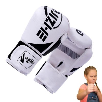 Boxing Gloves Shock Absorbent MMA Gloves PU Leather Muay Thai Guantes De Boxeo Free Fight MMA Sandbag Training Glove