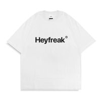 เสื้อยืด Heyfreak สีขาวอย่างเป็นทางการขนาดใหญ่