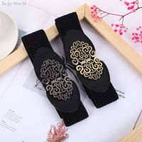 1x Gaun Gesper Sabuk Lebar Elastis Dihiasi Wanita Fashion Korea Sweater Sabuk Pinggang untuk Wanita