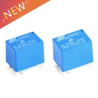 【♘COD Free Cas♘】 Echo Trading Shop 5Pcs Srs-05vdc-sl Srs-12vdc-sl 05vdc-sl 4100สีฟ้า5V 6pin Power รีเลย์