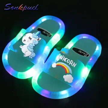 Girls on sale slippers unicorn