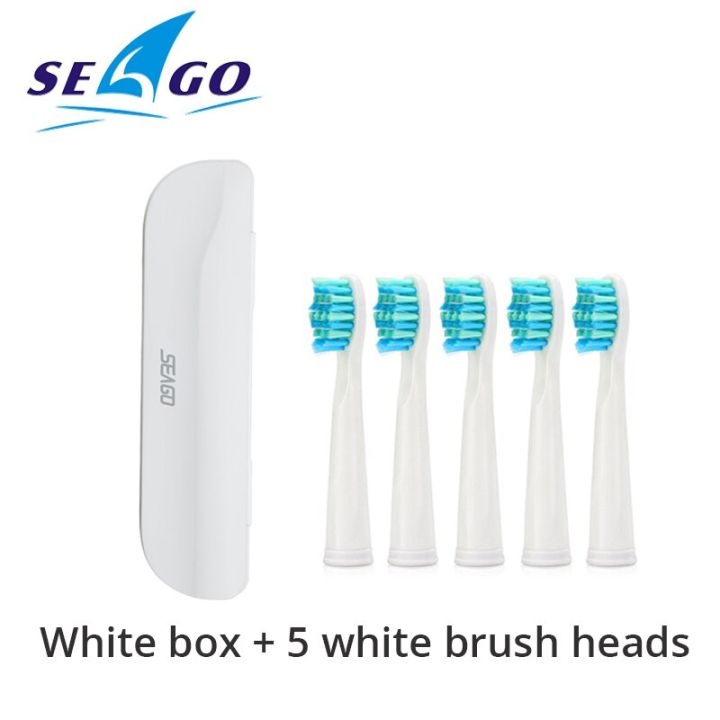หัวแปรงสีฟันไฟฟ้าของ-seago-แปรงเปลี่ยนหัวได้ขนแปรงดูปองท์เหมาะสำหรับอุปกรณ์เสริมแปรงสีฟัน-gratis-ongkir