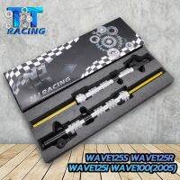 TT RACING กระบอกโช๊คหน้าแต่ง+แกนสีทอง รุ่น Wave125,r,s,i / 1คู่