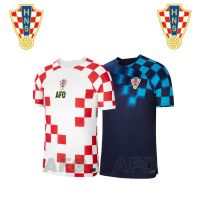 shot goods Top Quality 2022 Croatia World Cup FIFA Jersey Home Away Jersey Soccer Football Jersey Men T-shirt Fan Version