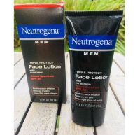 Neutrogena® Men Triple Protect Face Lotion with Sunscreen SPF 20 (50mL) โลชั่นไม่เหนียวเหนาะหนะ บางเบา ช่วยลดเรือนริ้วรอย