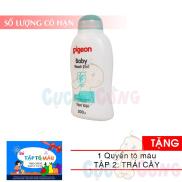 Sữa tắm gội Pigeon jojoba - Màu xanh 200ml TẶNG 1 quyển tô màu nhiều chủ