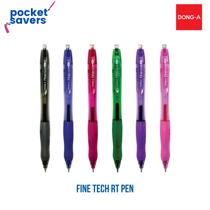 DONG-A Retractable Fine Tech RT 0.3 Mm (Click Pen, Sold Per Piece ...