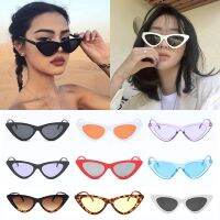 Women Hip-hop Fashion Vintage Retro Mini Triangle Cateye Anti-UV Sunglasses/Colorfu Sexy Sun Glasses Frame Shades